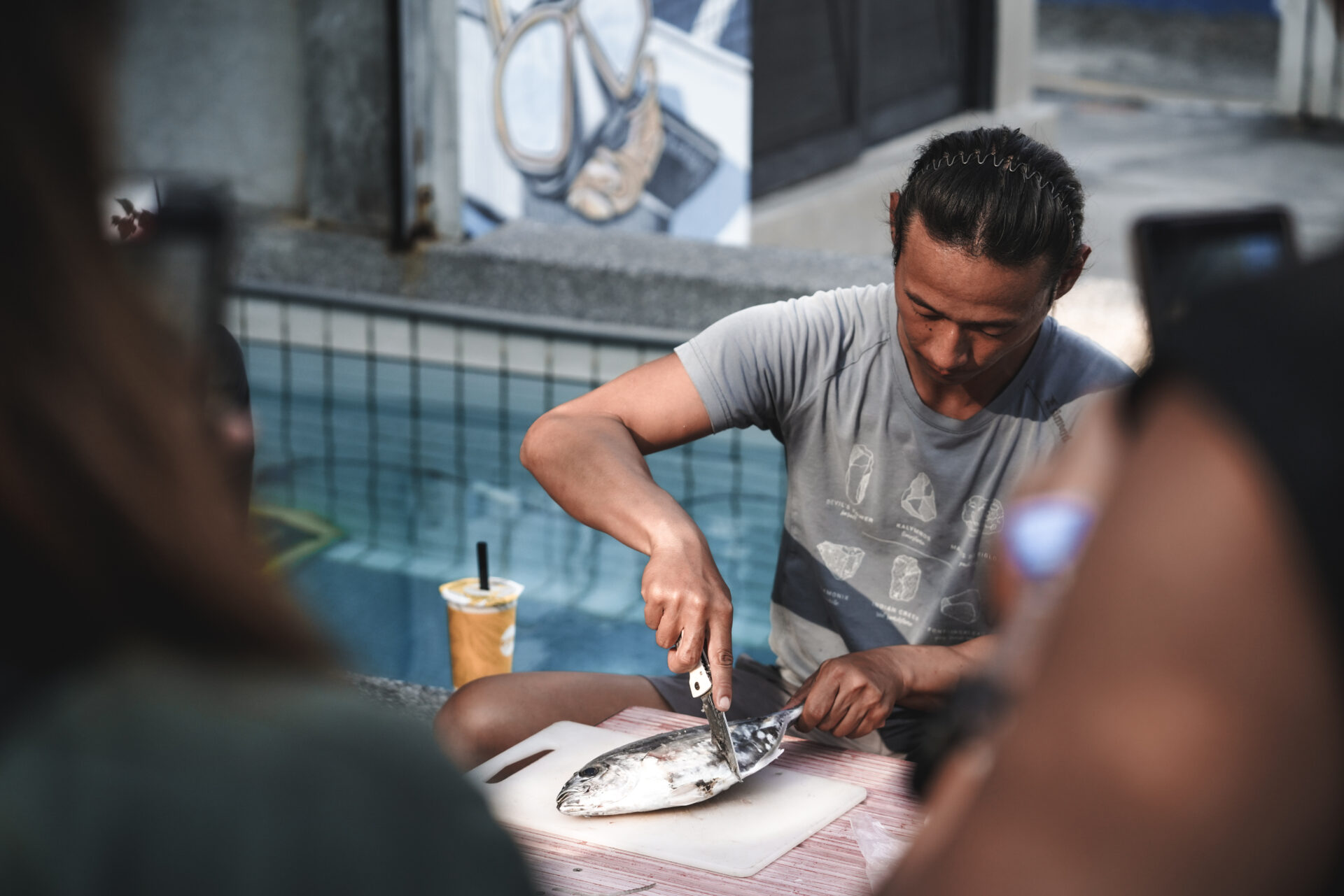 赤丸講解剖魚、切魚、料理魚的方法