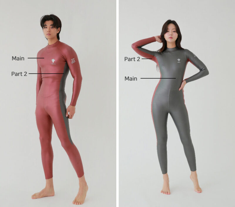 Double K 3D 雙色一件式防寒衣