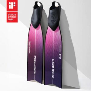 【OFFICIAL SECRETS】RAY3D CHROME STELLAR PURPLE 高性能碳纖維光鉻紫長蛙鞋（亮面）