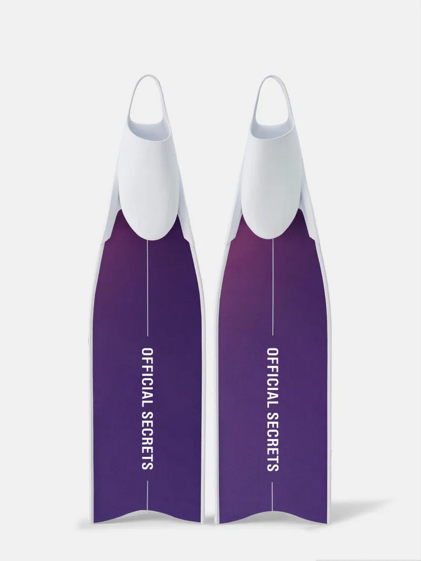 【OFFICIAL SECRETS】PIPER SHORT HP CHROME STELLAR PURPLE碳纖維光鉻紫短蛙鞋（亮面）