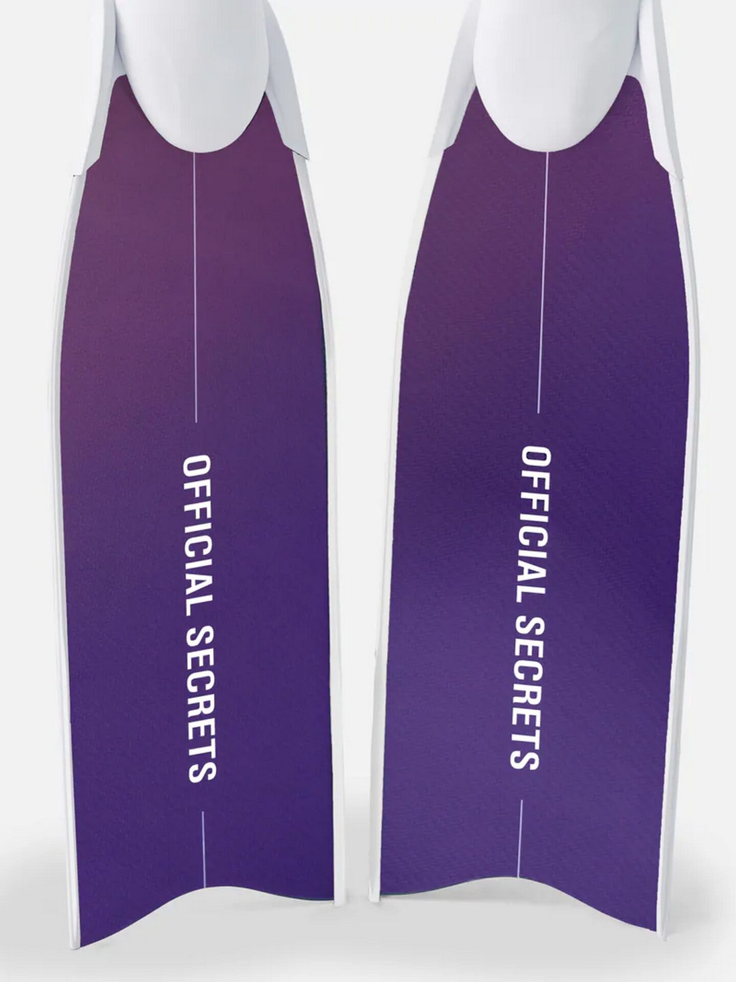 【OFFICIAL SECRETS】PIPER SHORT HP CHROME STELLAR PURPLE碳纖維光鉻紫短蛙鞋（亮面）