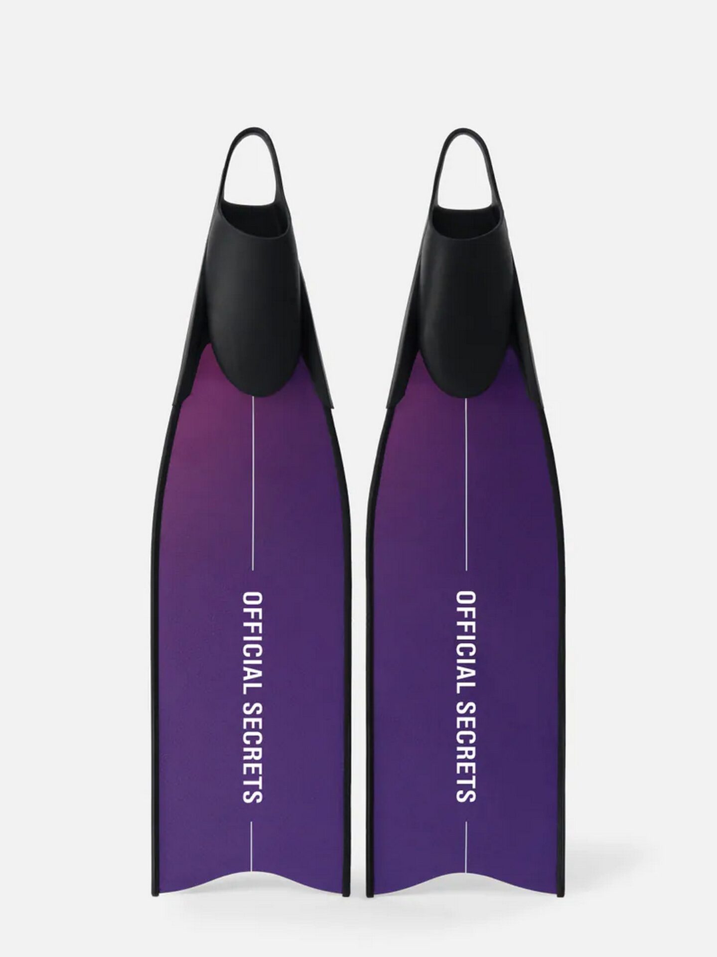 【OFFICIAL SECRETS】PIPER SHORT HP CHROME STELLAR PURPLE碳纖維光鉻紫短蛙鞋（亮面）