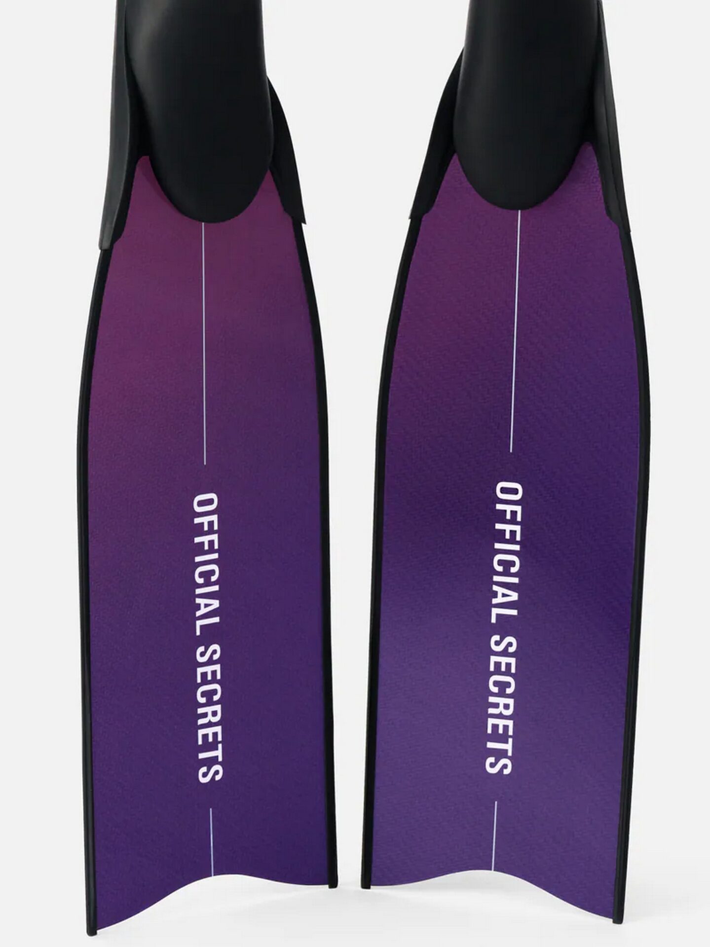【OFFICIAL SECRETS】PIPER SHORT HP CHROME STELLAR PURPLE碳纖維光鉻紫短蛙鞋（亮面）