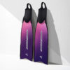 【OFFICIAL SECRETS】PIPER SHORT HP CHROME STELLAR PURPLE碳纖維光鉻紫短蛙鞋（亮面）
