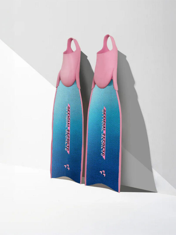 Official Scerets PIPER SHORT HP CHROME AQUA TEAL 碳纖維光鉻波光綠短蛙鞋