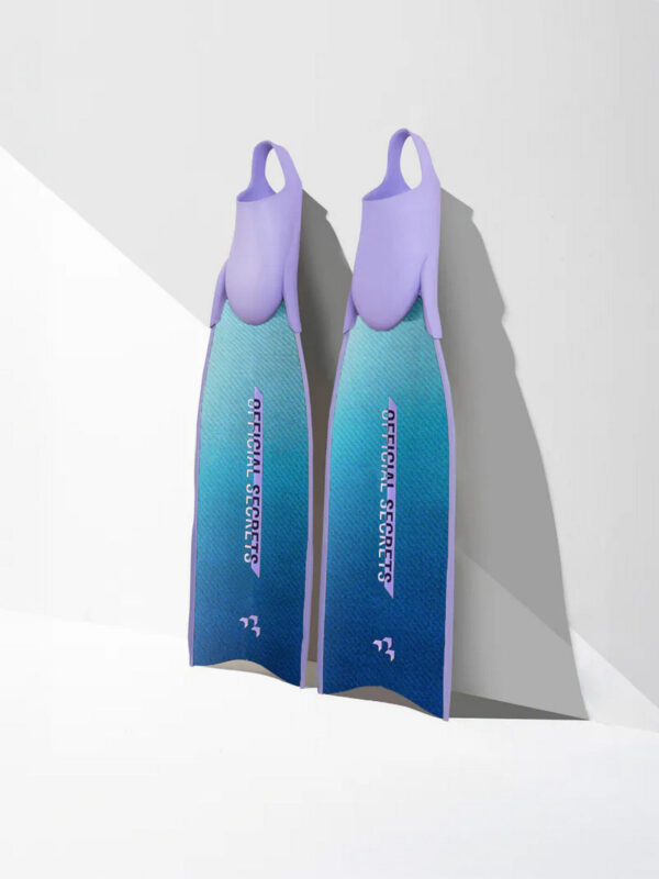 Official Scerets PIPER SHORT HP CHROME AQUA TEAL 碳纖維光鉻波光綠短蛙鞋