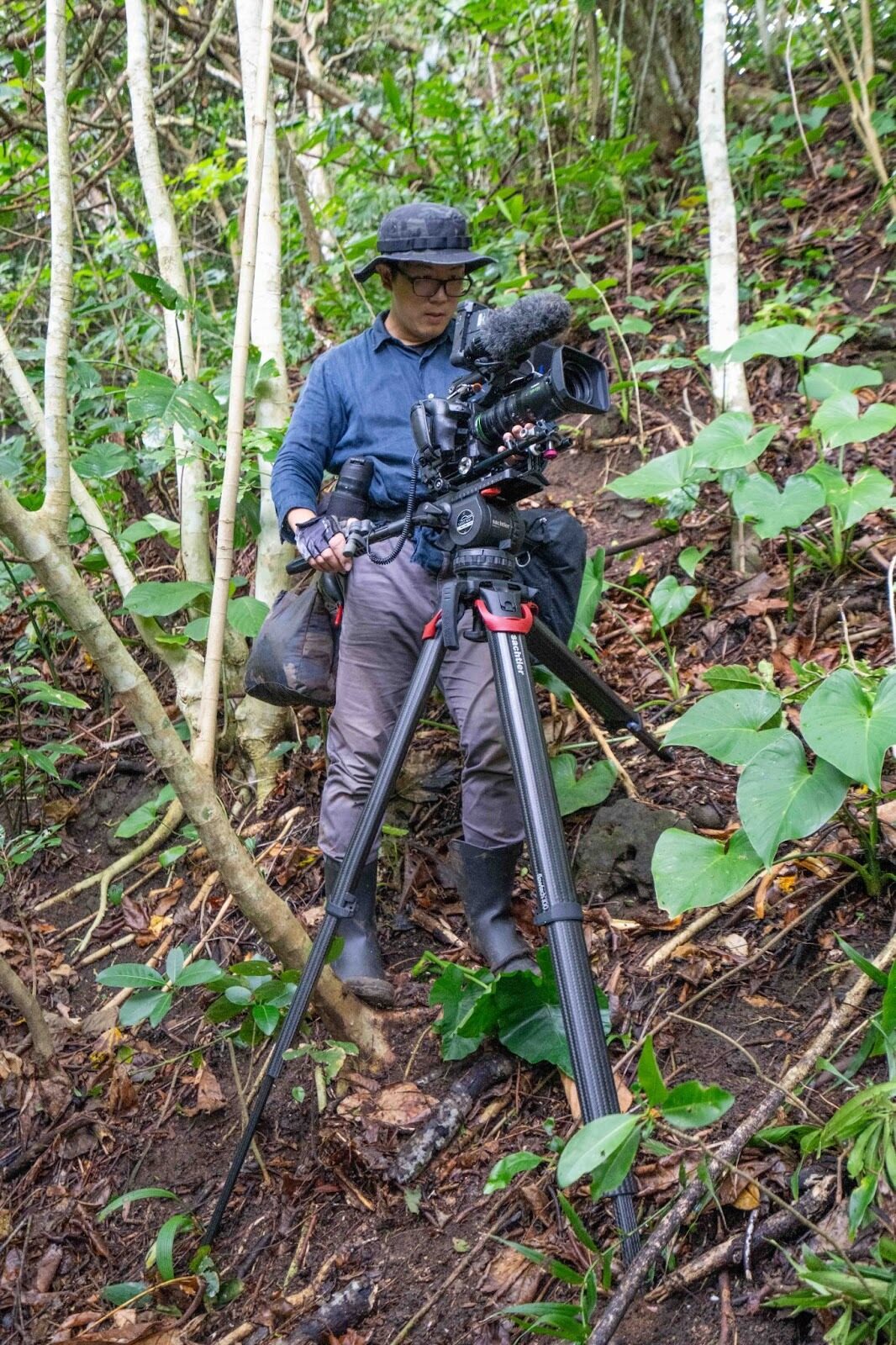 周文欽導演在蘭嶼