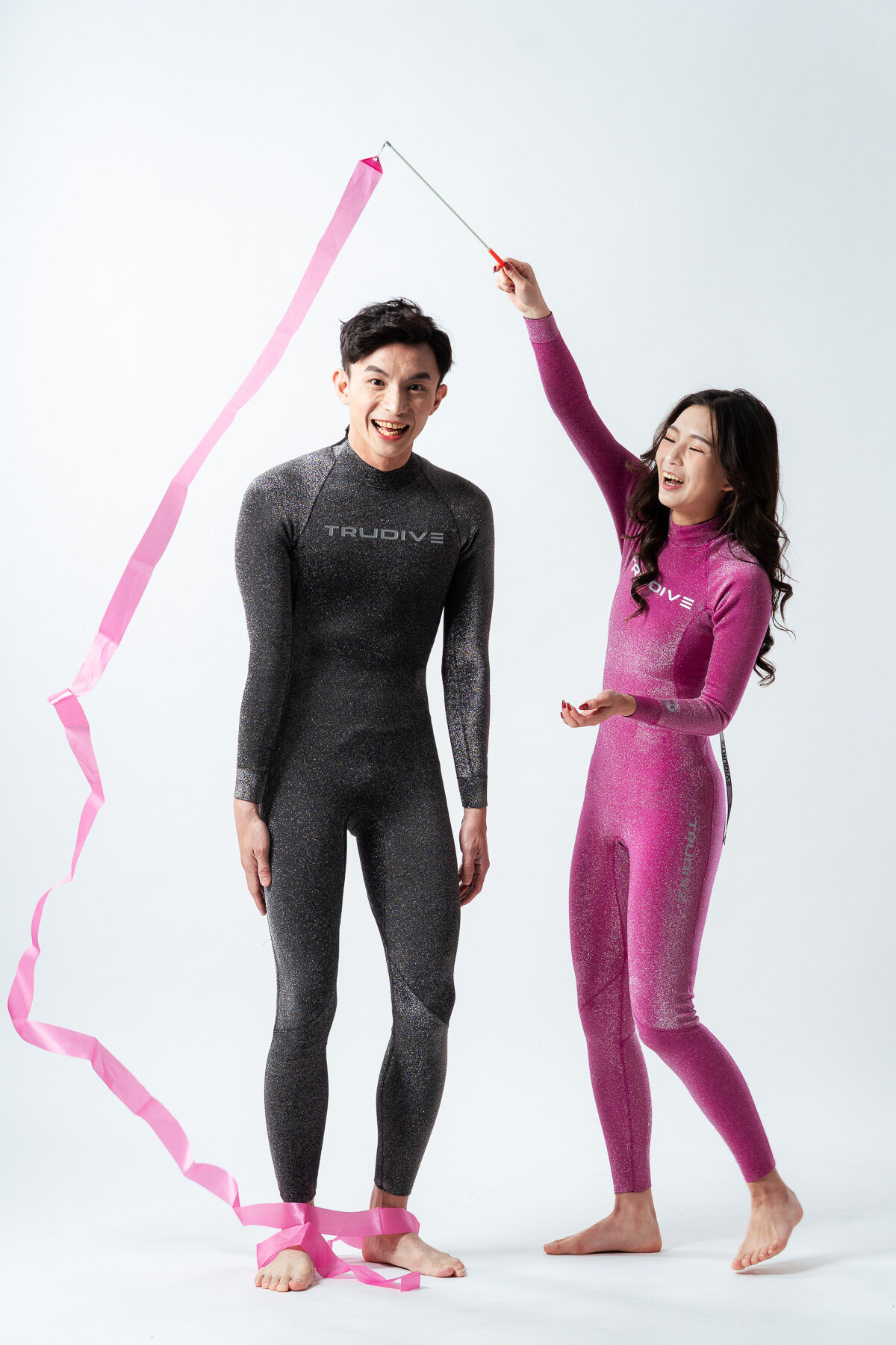 TRUDIVE【德爾芬繁星款】一件式連身防寒衣(2mm)