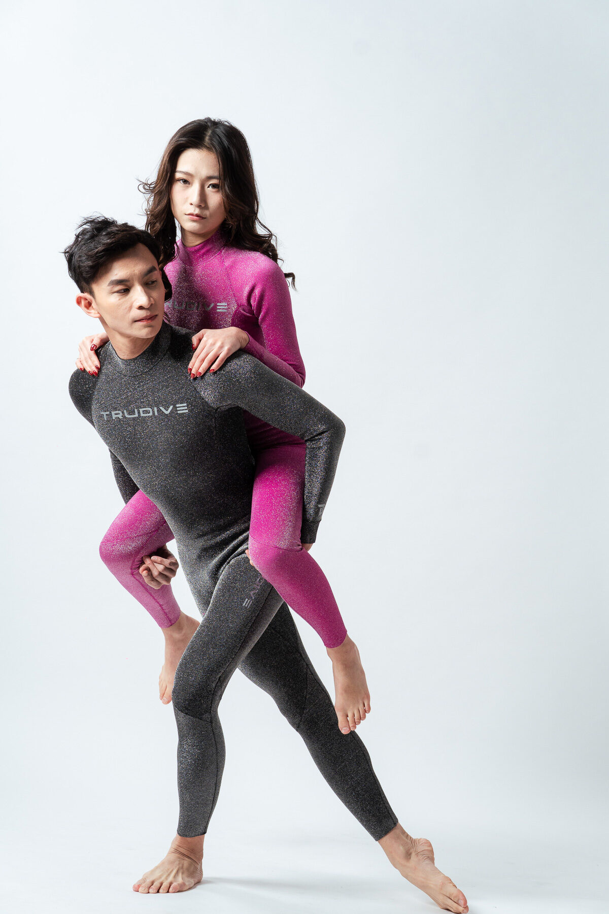 TRUDIVE【德爾芬繁星款】一件式連身防寒衣(2mm)