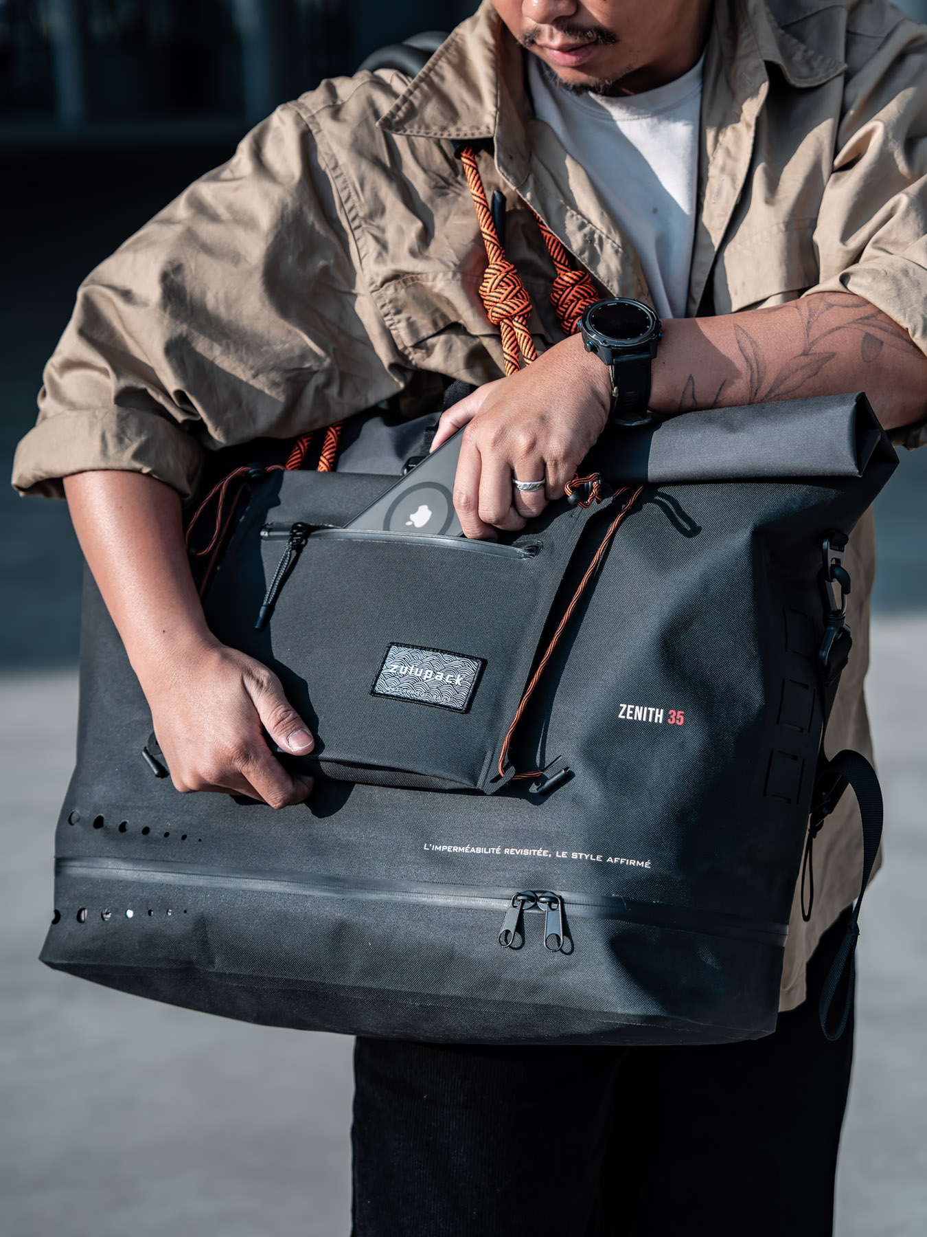 zulupack Zenith 35L 黑橘