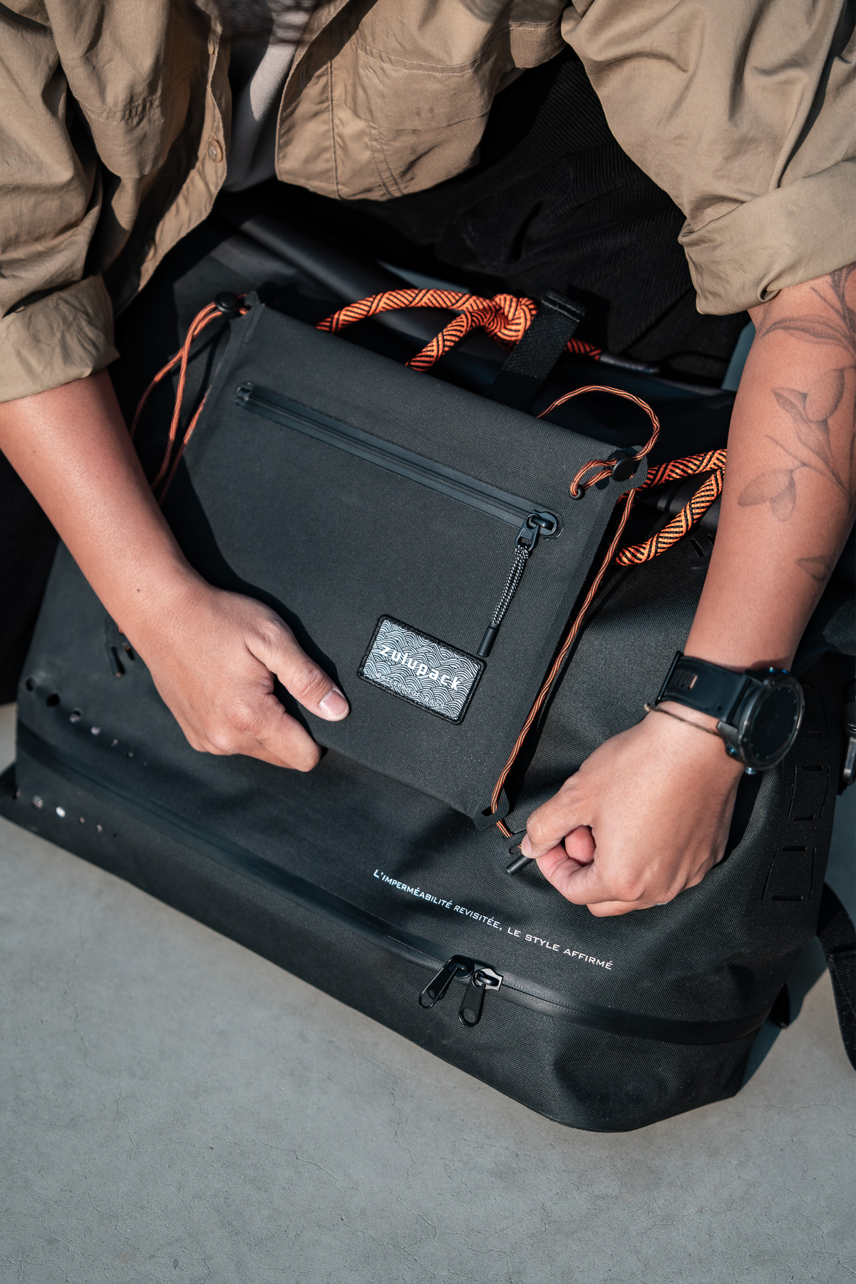 zulupack Zenith 35L 黑橘