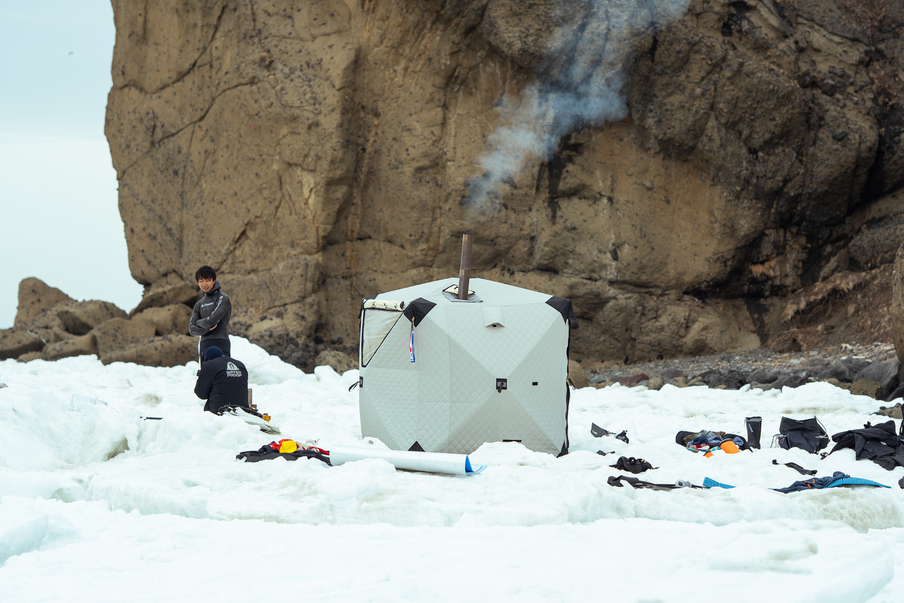 2026知床半島流冰冰潛