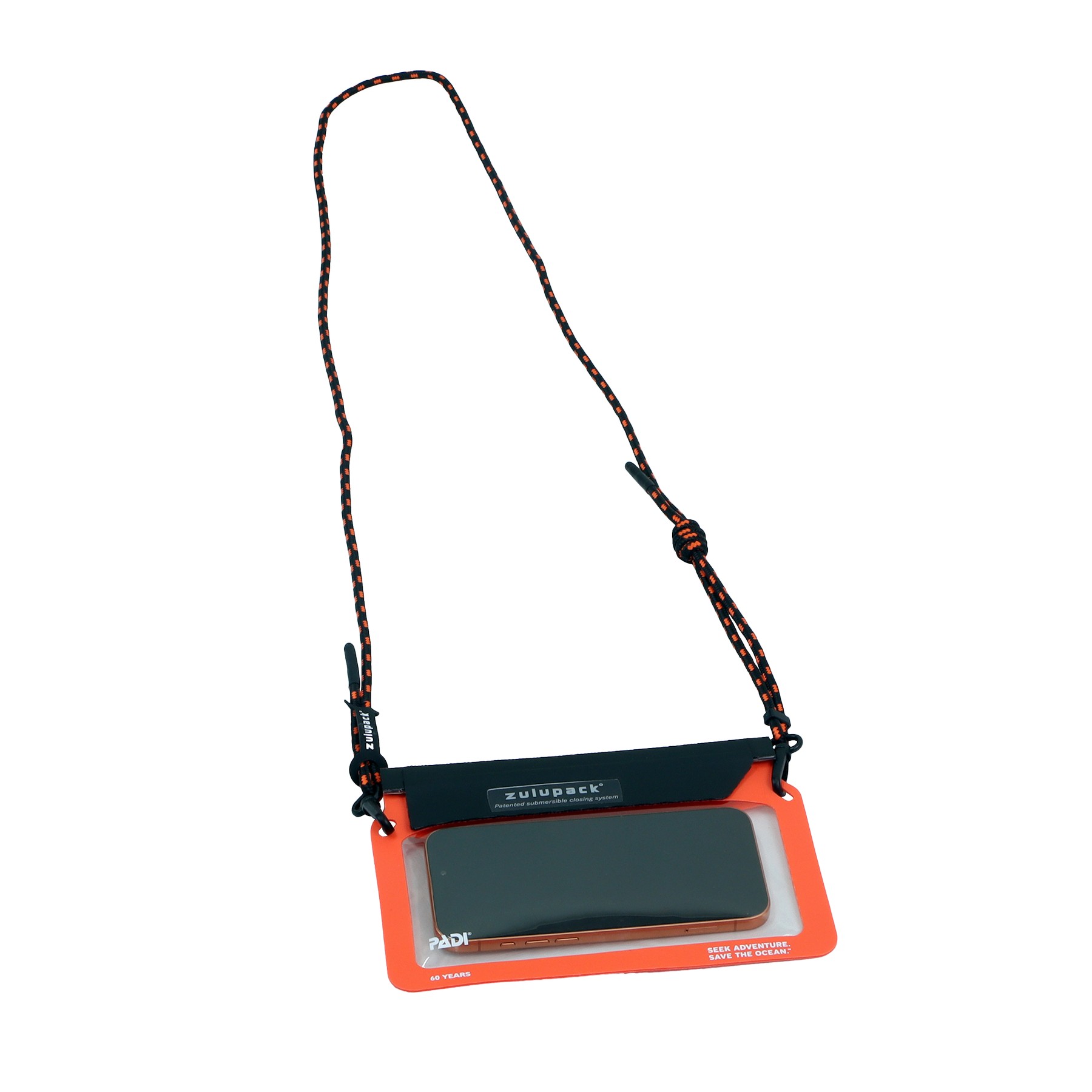 Zulupack x PADI 聯名 | Phone Sling Pocket 側開手機防水包(快速開合/IP68 防水)