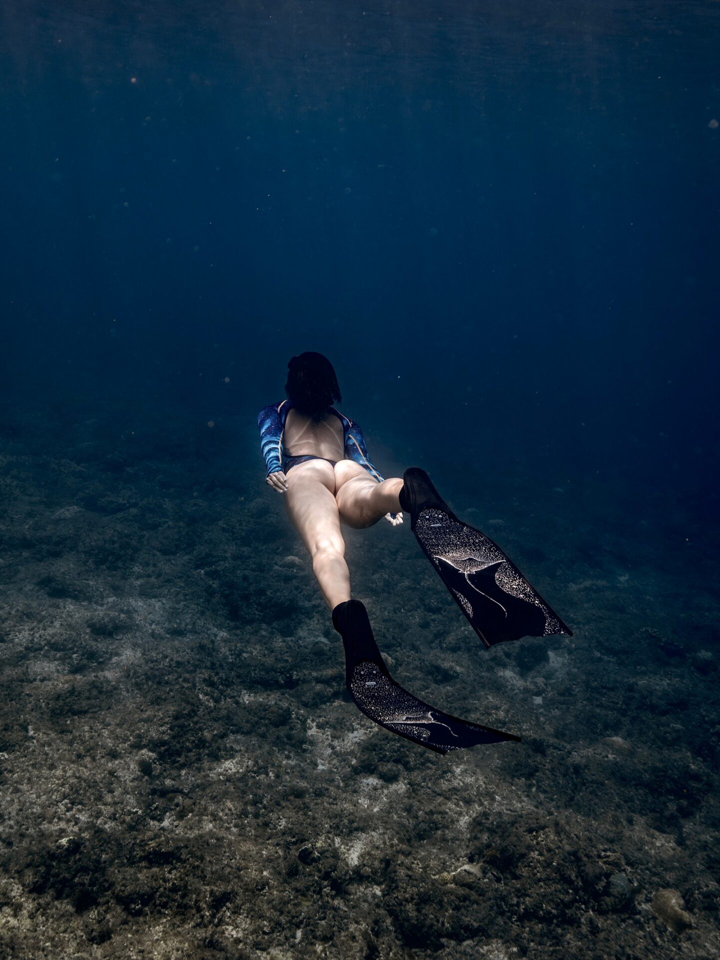TRUDIVE 【Manta 星空】碳纖維長蛙鞋